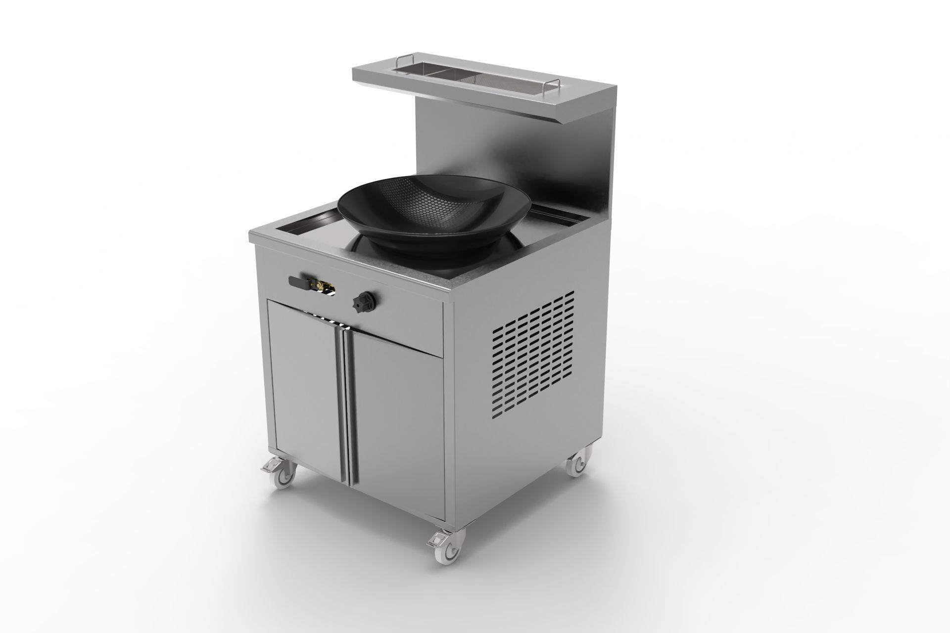 3Falafel Frying Machine 3D model_9