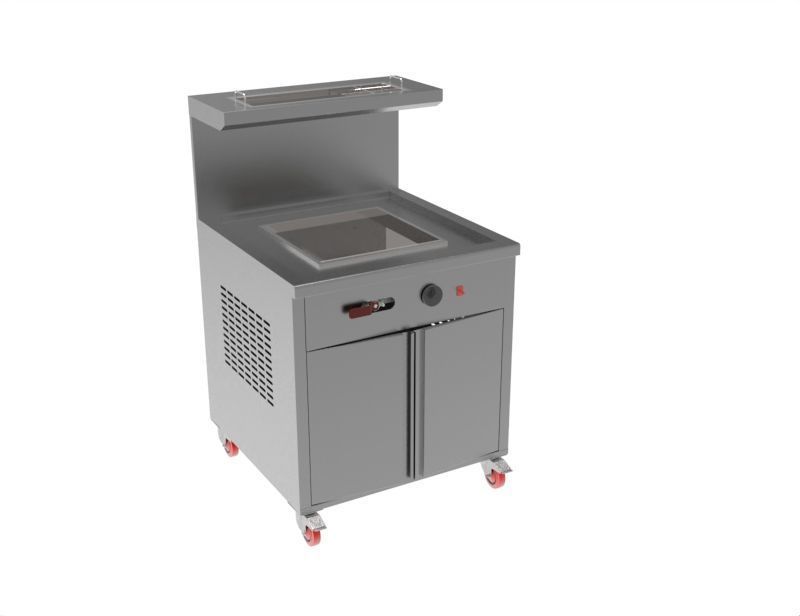 3Falafel Frying Machine 3D model_2