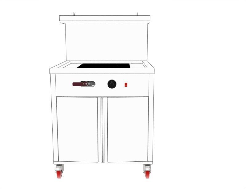 3Falafel Frying Machine 3D model_5
