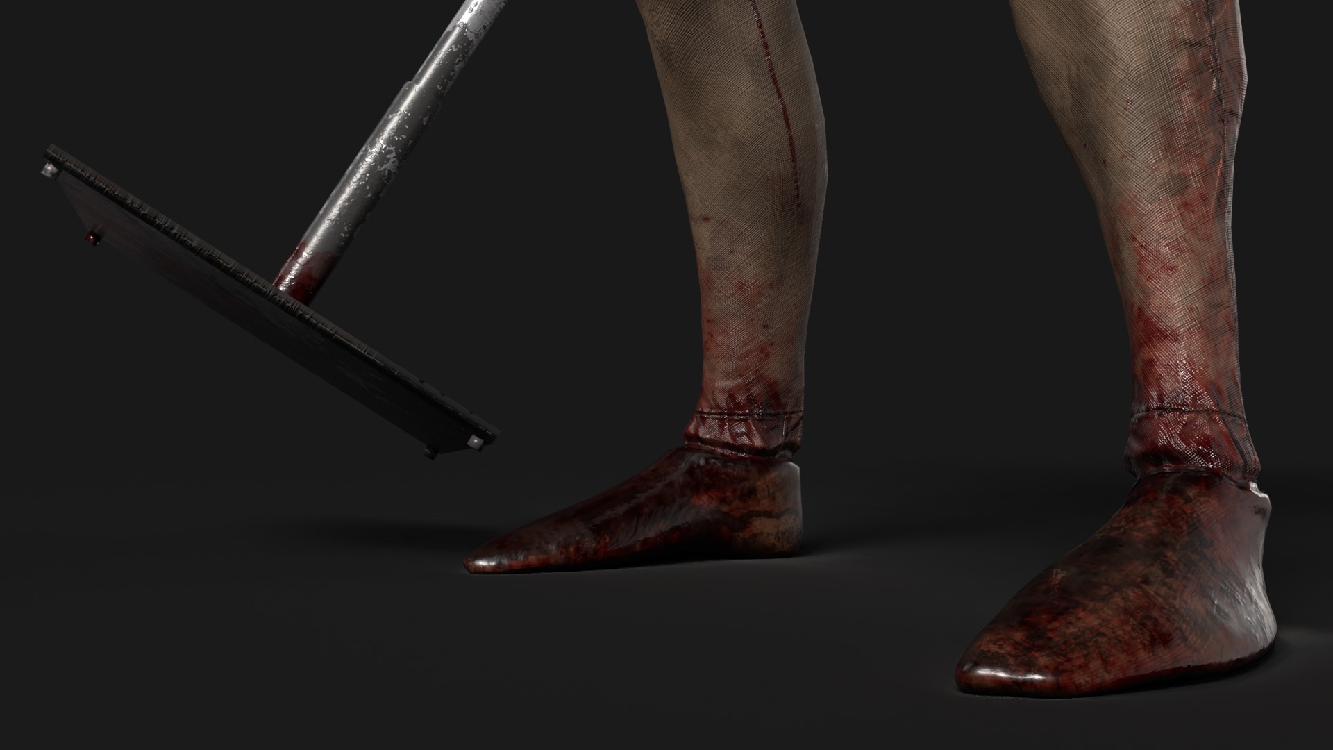 Mannequin killer 2 Low-poly 3D model_10