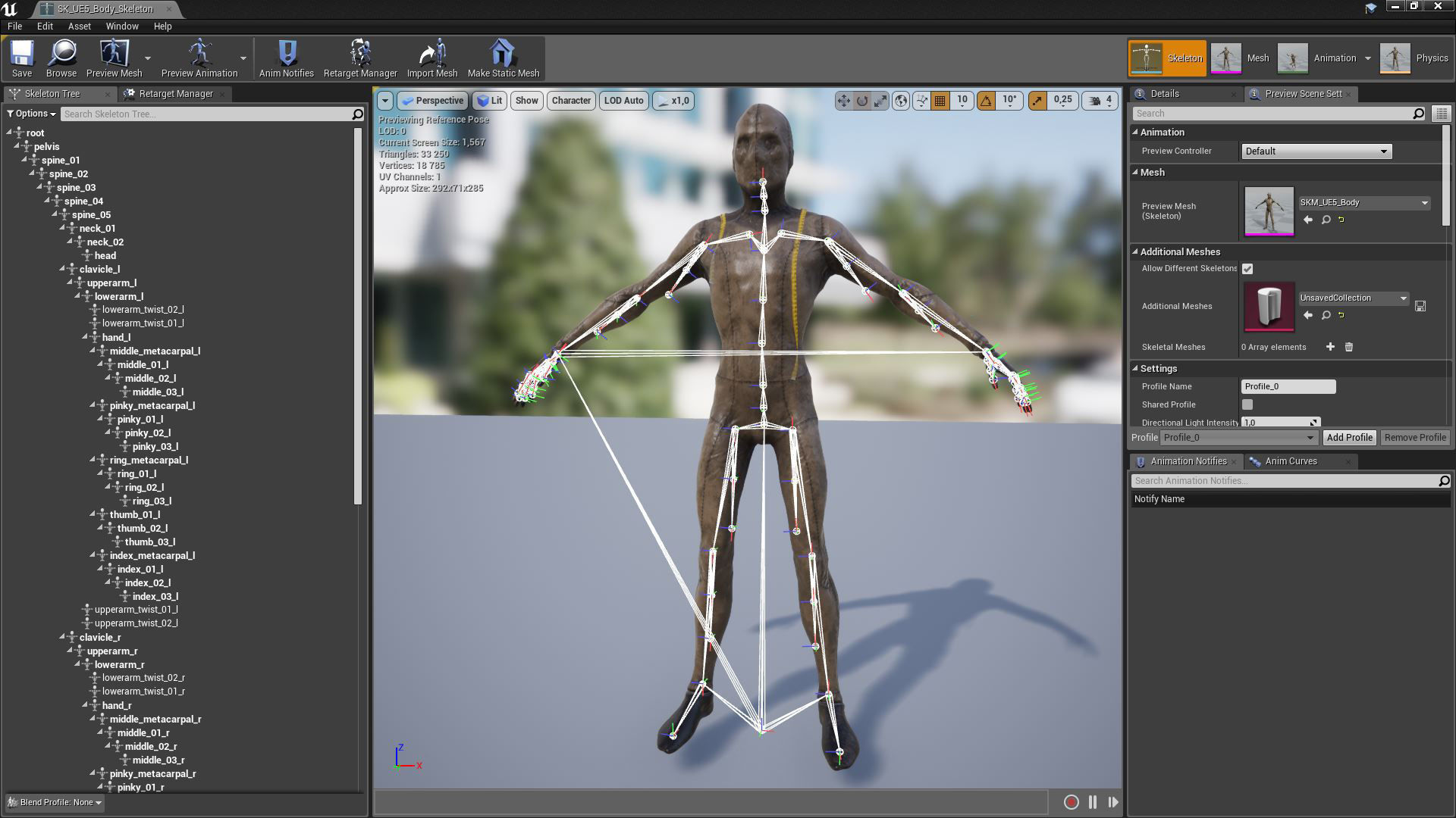 Mannequin killer 2 Low-poly 3D model_18