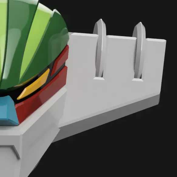 Kotetsu Jeeg head pendant 3D print model_0