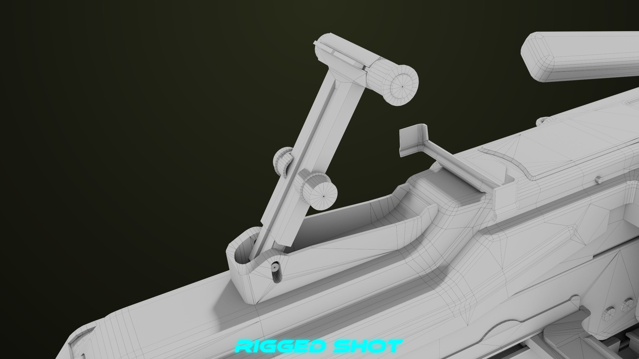 Machine Gun 11 Metal All PBR Unity UE Textures Low-poly 3D model_59