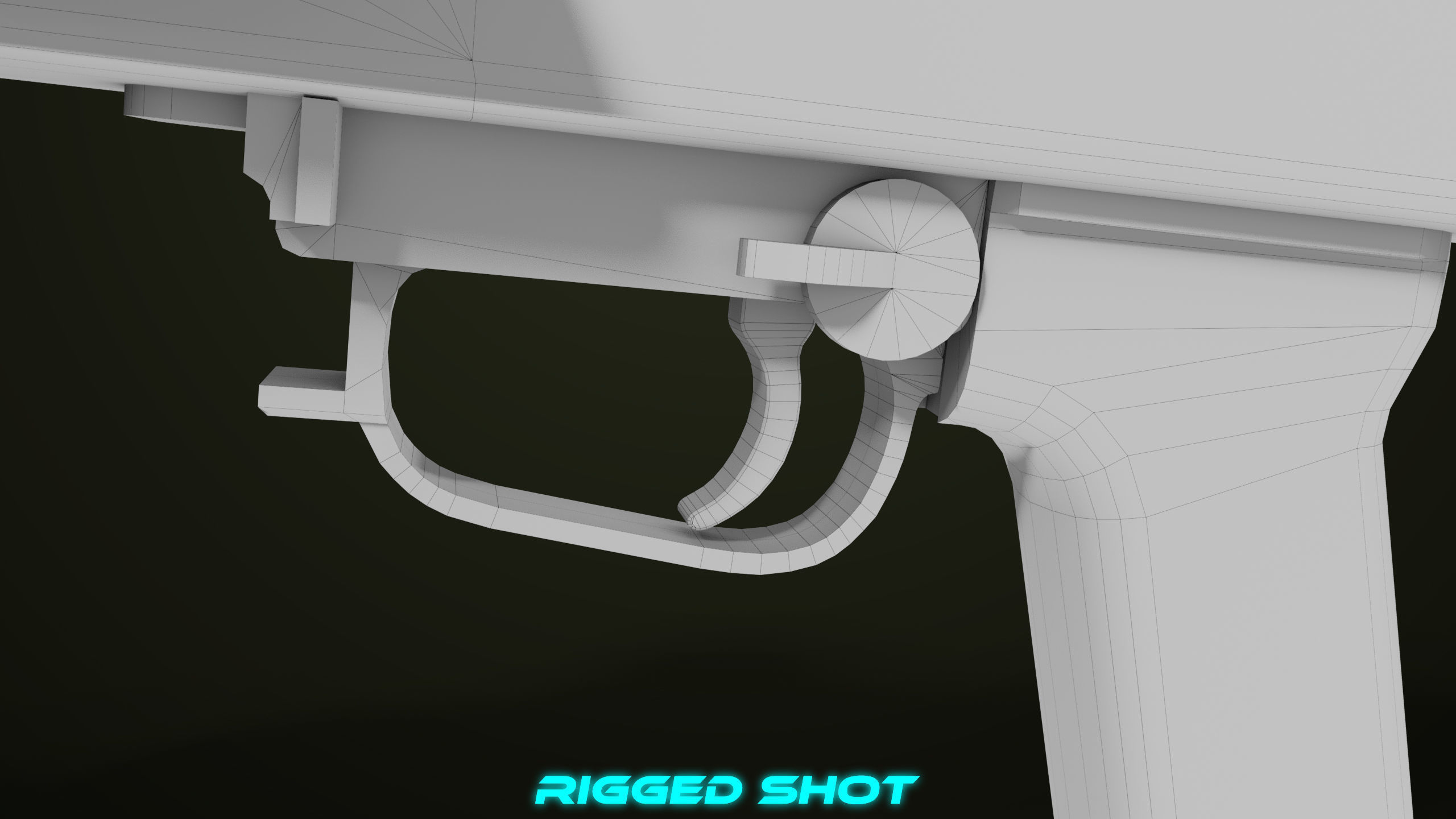 Machine Gun 11 Metal All PBR Unity UE Textures Low-poly 3D model_67