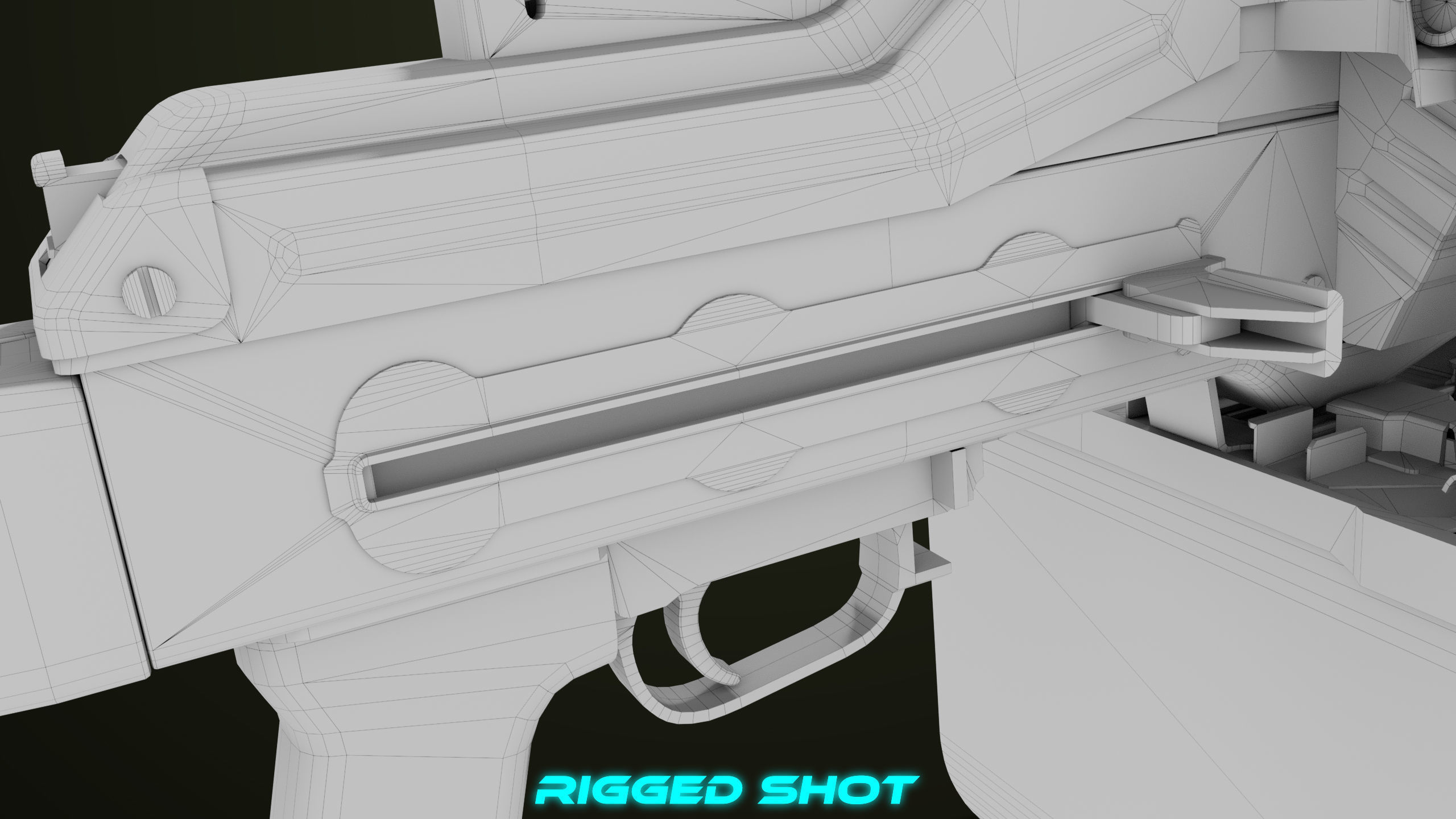 Machine Gun 11 Metal All PBR Unity UE Textures Low-poly 3D model_55