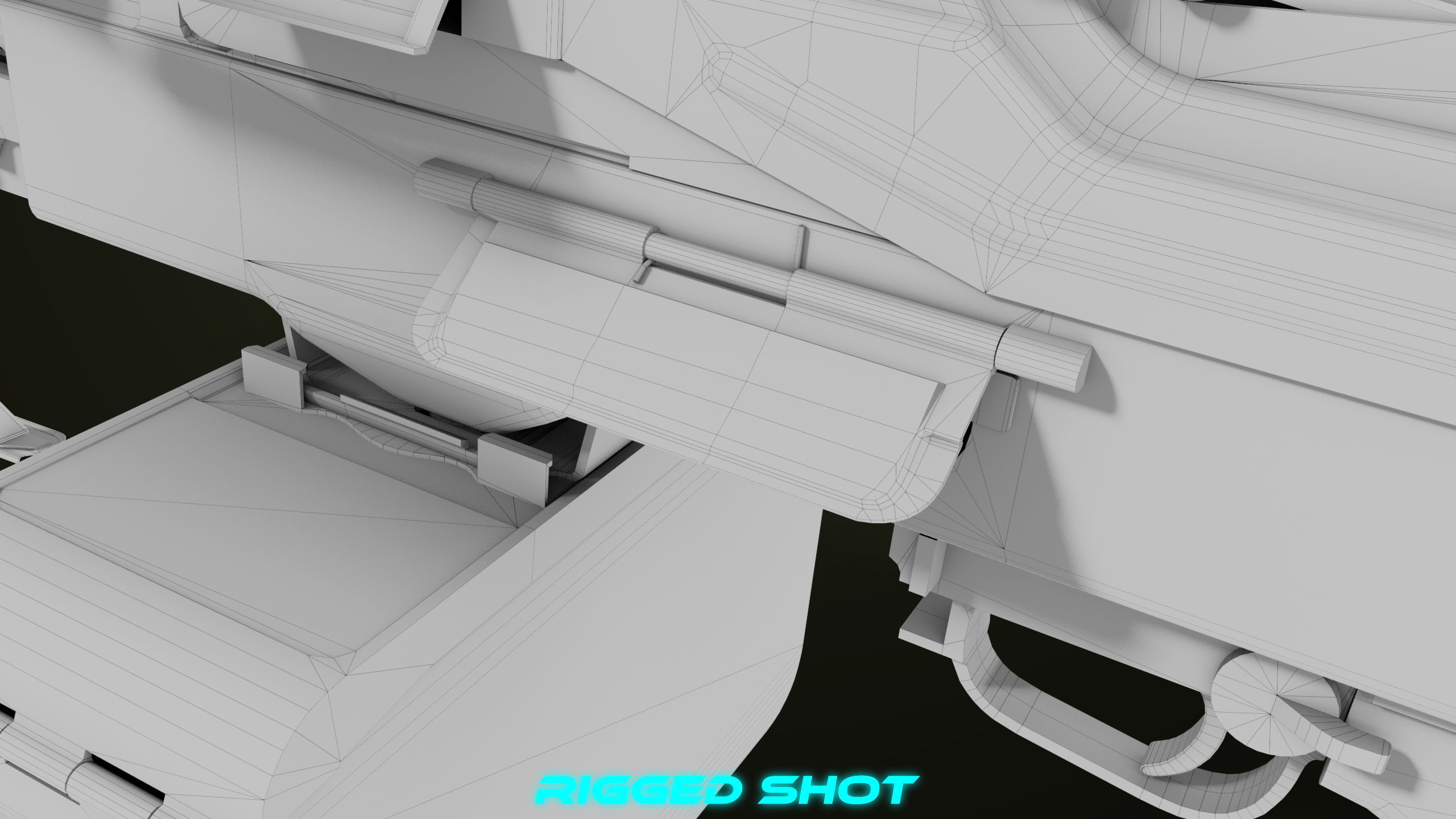 Machine Gun 11 Metal All PBR Unity UE Textures Low-poly 3D model_64