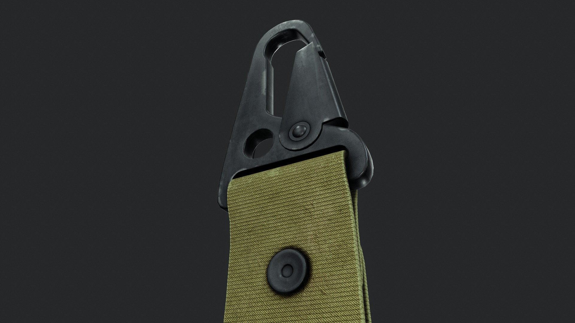 Clip Fob Keychain - Tutorial Included  Low-poly 3D model_10