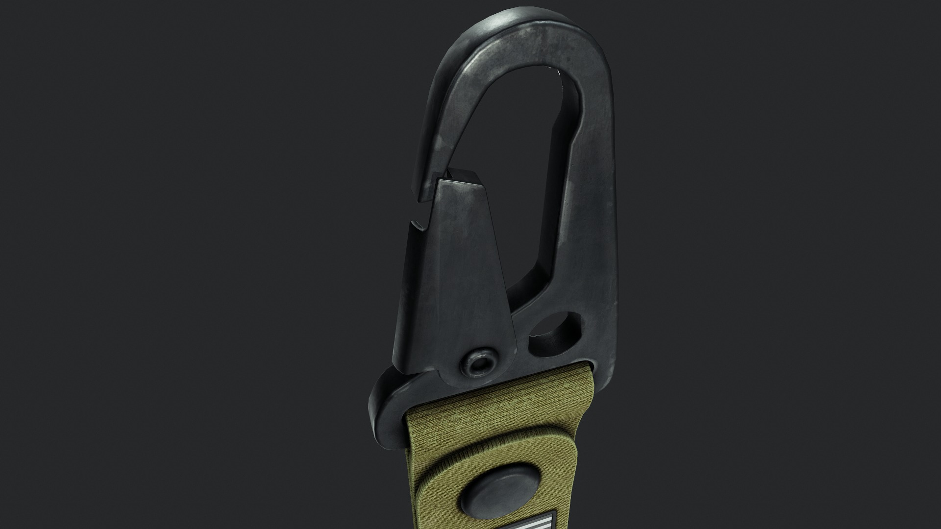 Clip Fob Keychain - Tutorial Included  Low-poly 3D model_4