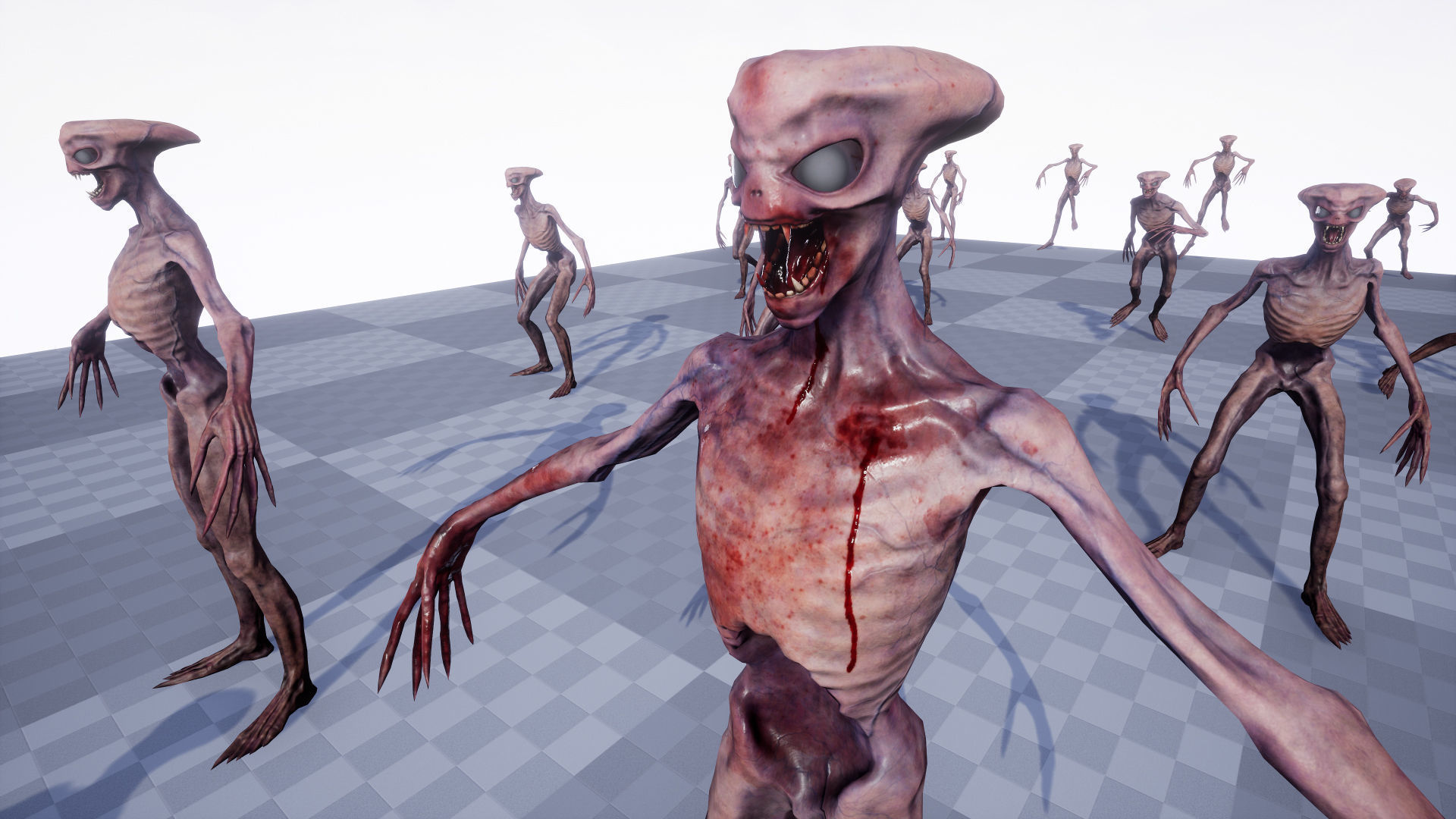 Alien 2 Low-poly 3D model_20