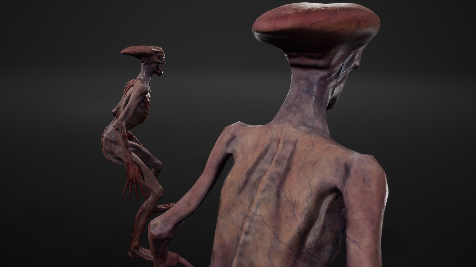 Alien 2 Low-poly 3D model_6