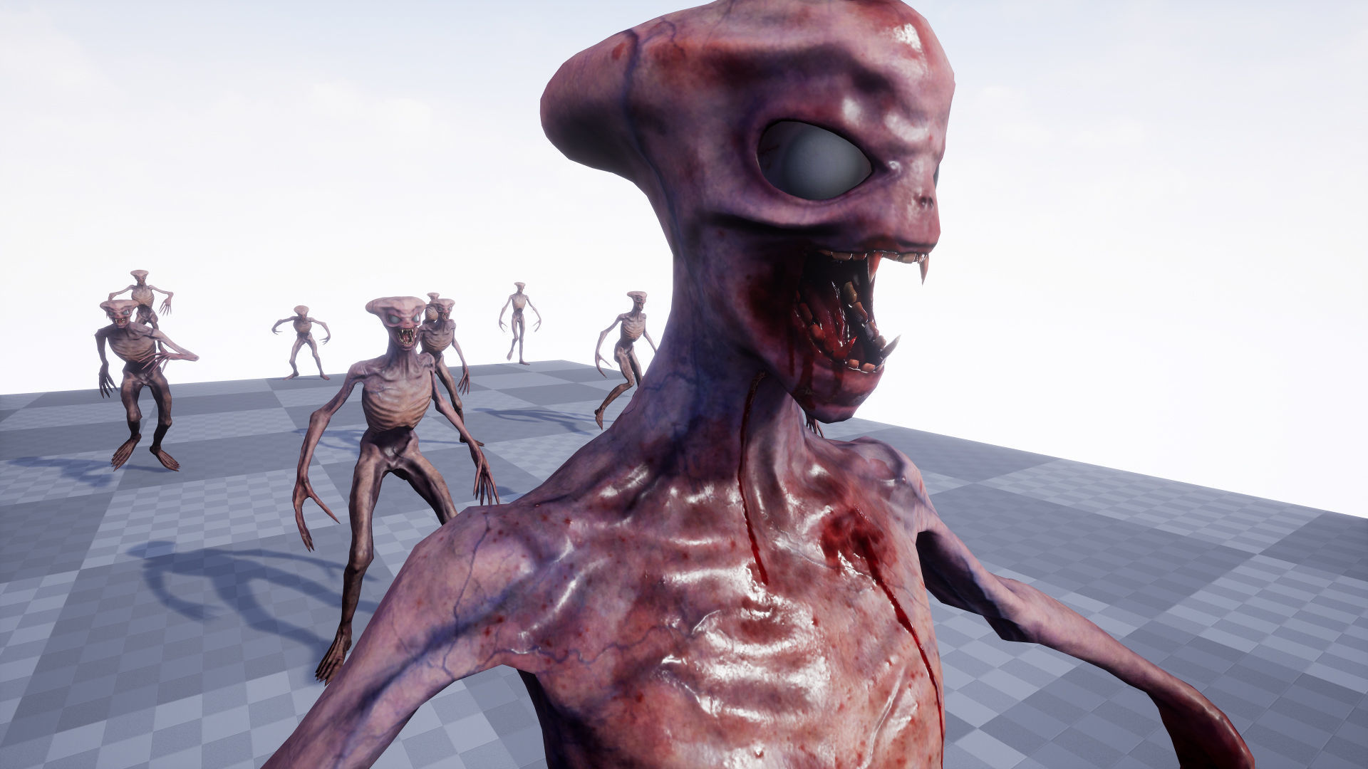 Alien 2 Low-poly 3D model_24