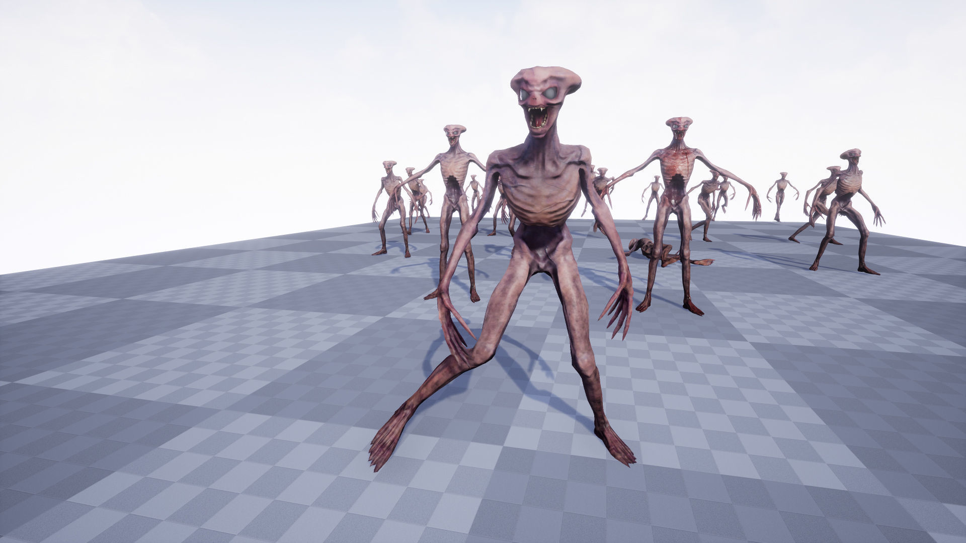 Alien 2 Low-poly 3D model_28