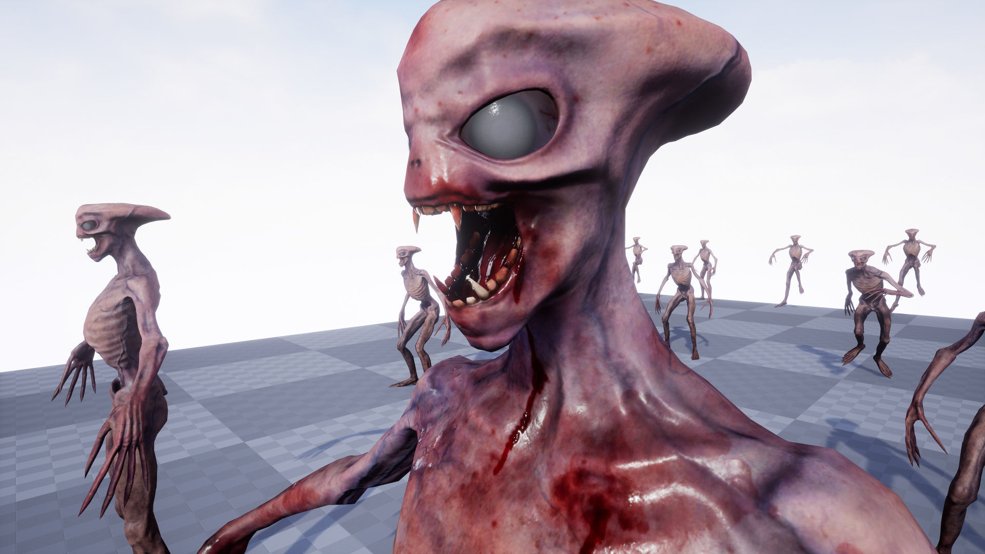 Alien 2 Low-poly 3D model_23