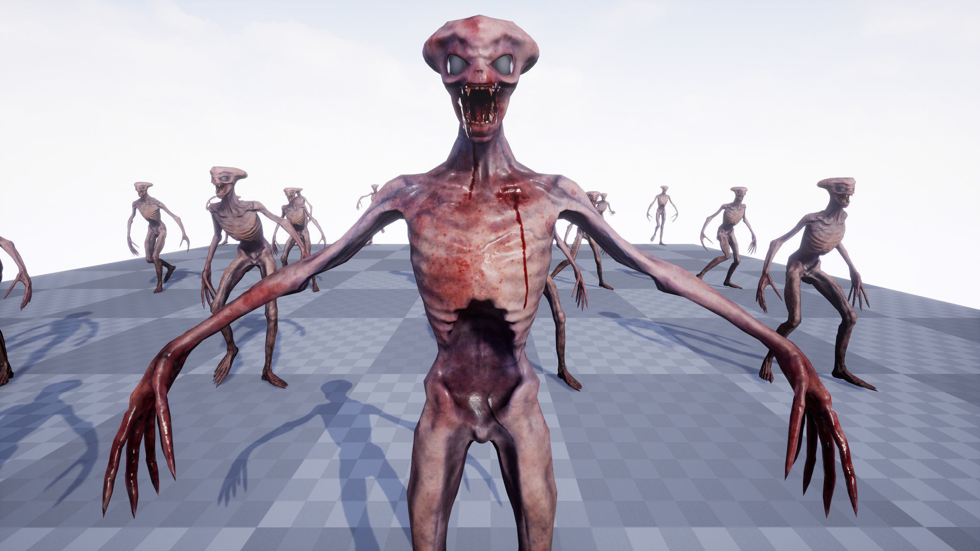 Alien 2 Low-poly 3D model_22