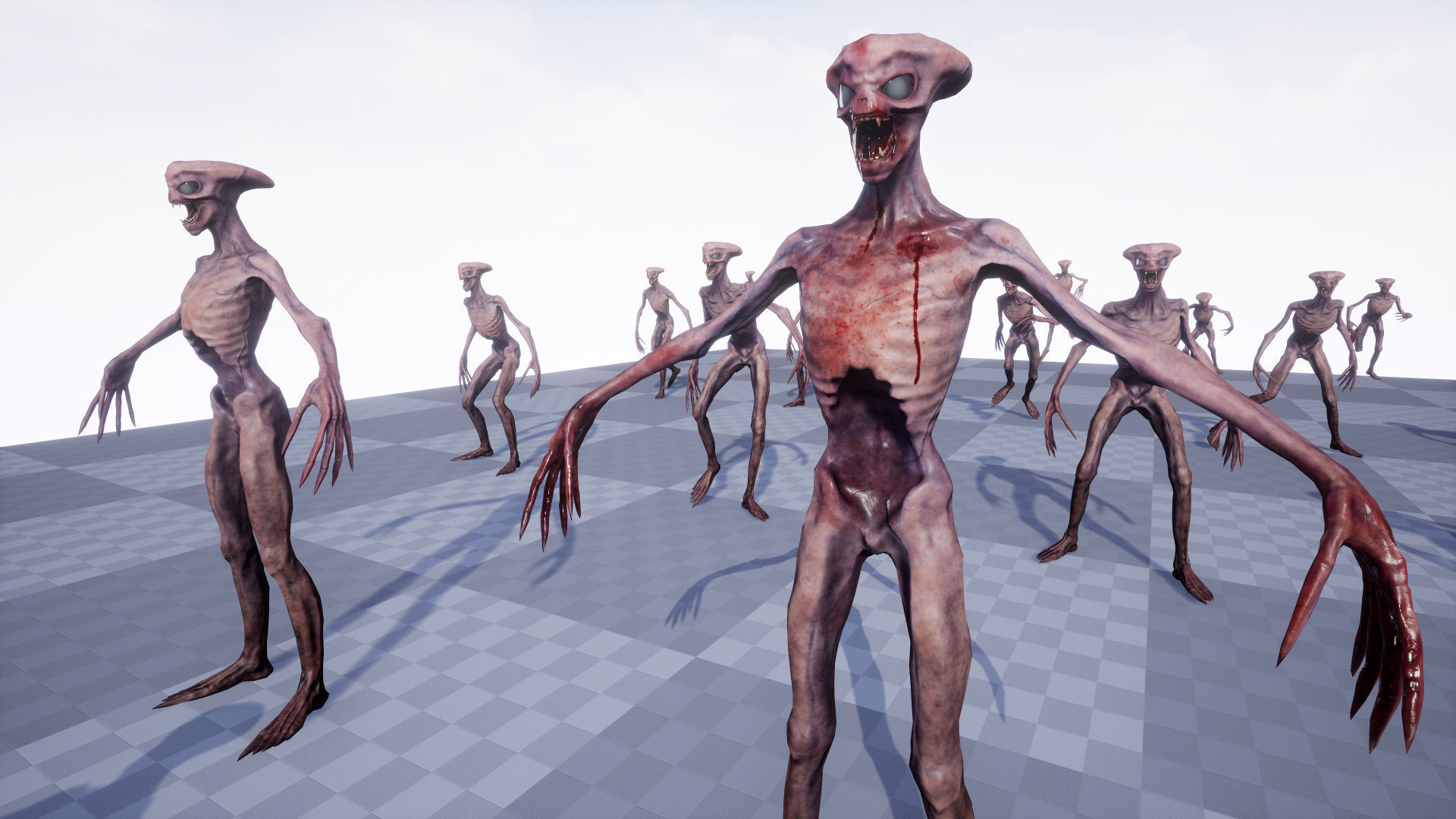 Alien 2 Low-poly 3D model_27