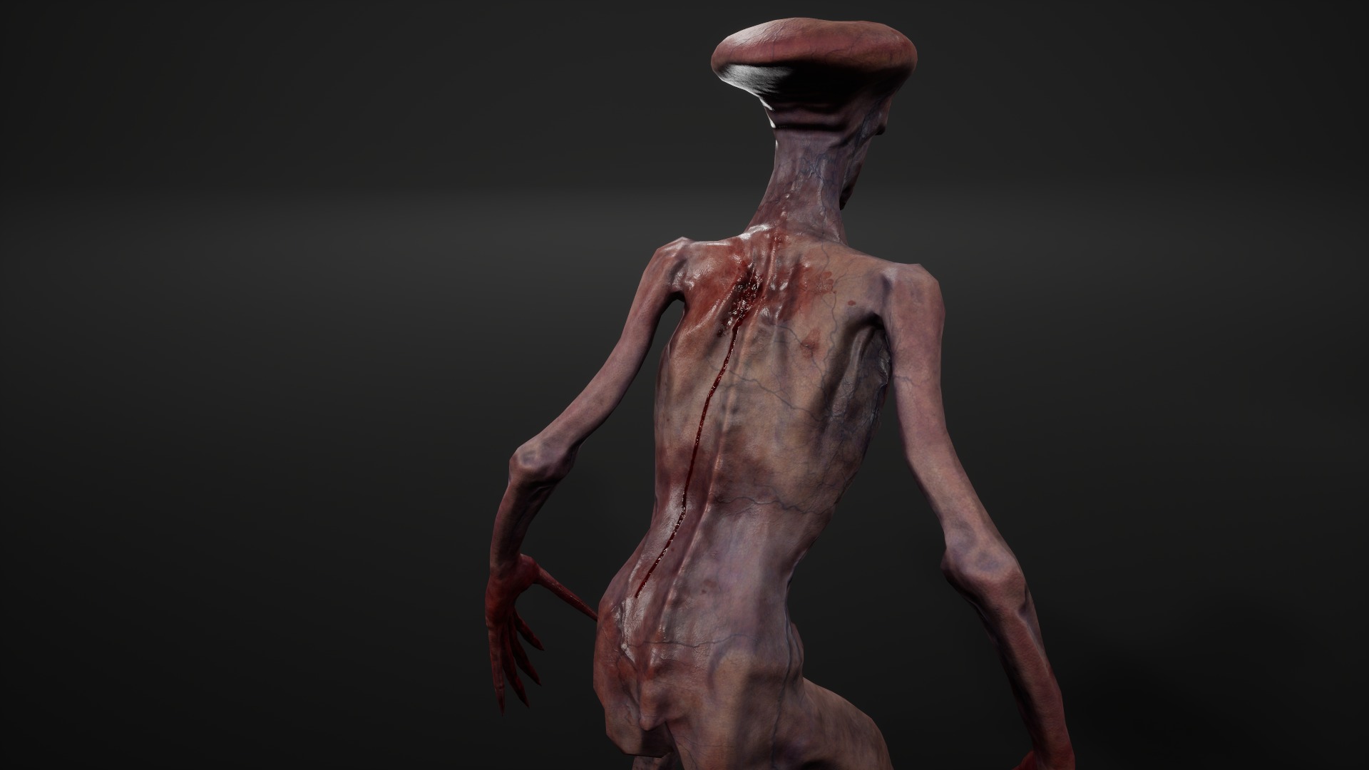 Alien 2 Low-poly 3D model_10