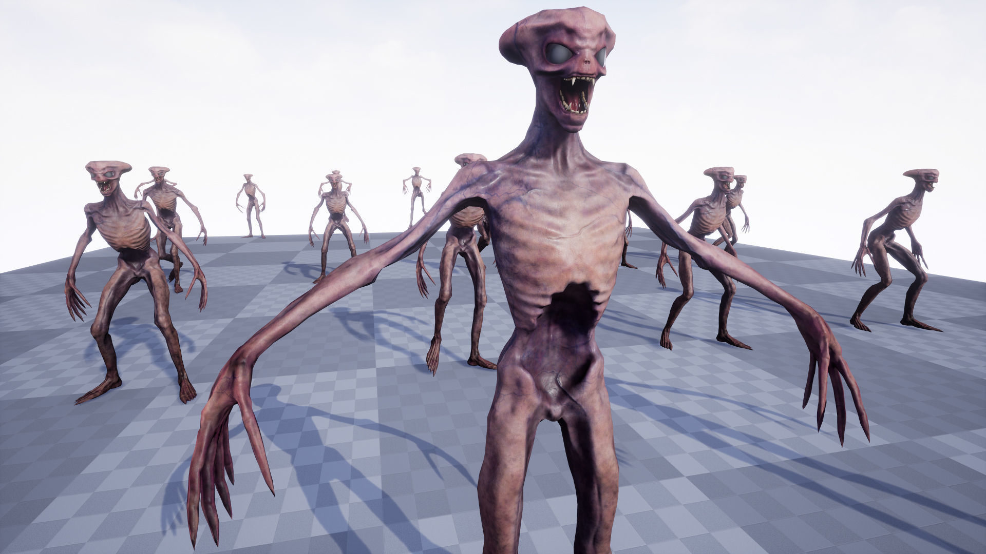 Alien 2 Low-poly 3D model_21