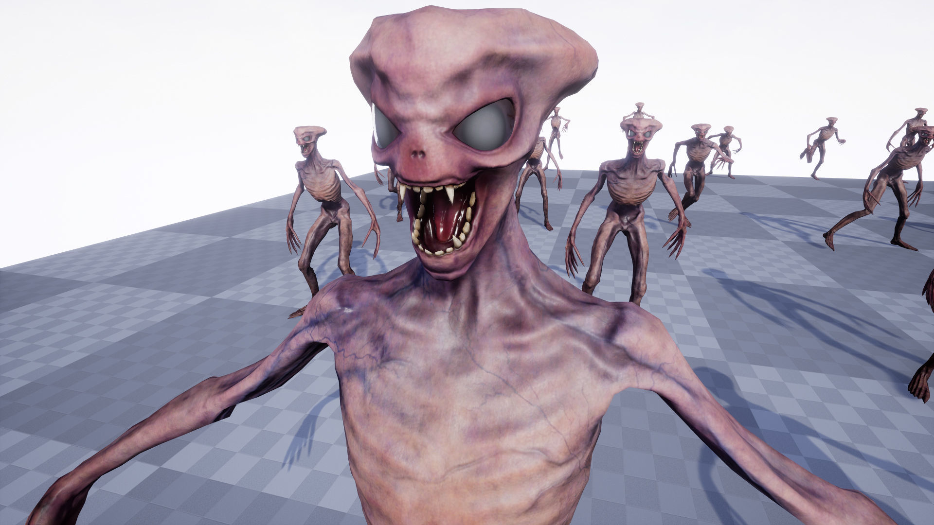 Alien 2 Low-poly 3D model_19