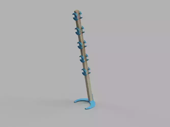 pedestal coloring multiple miniatures 3D print model