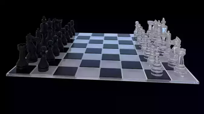 modern chessboard  3D model