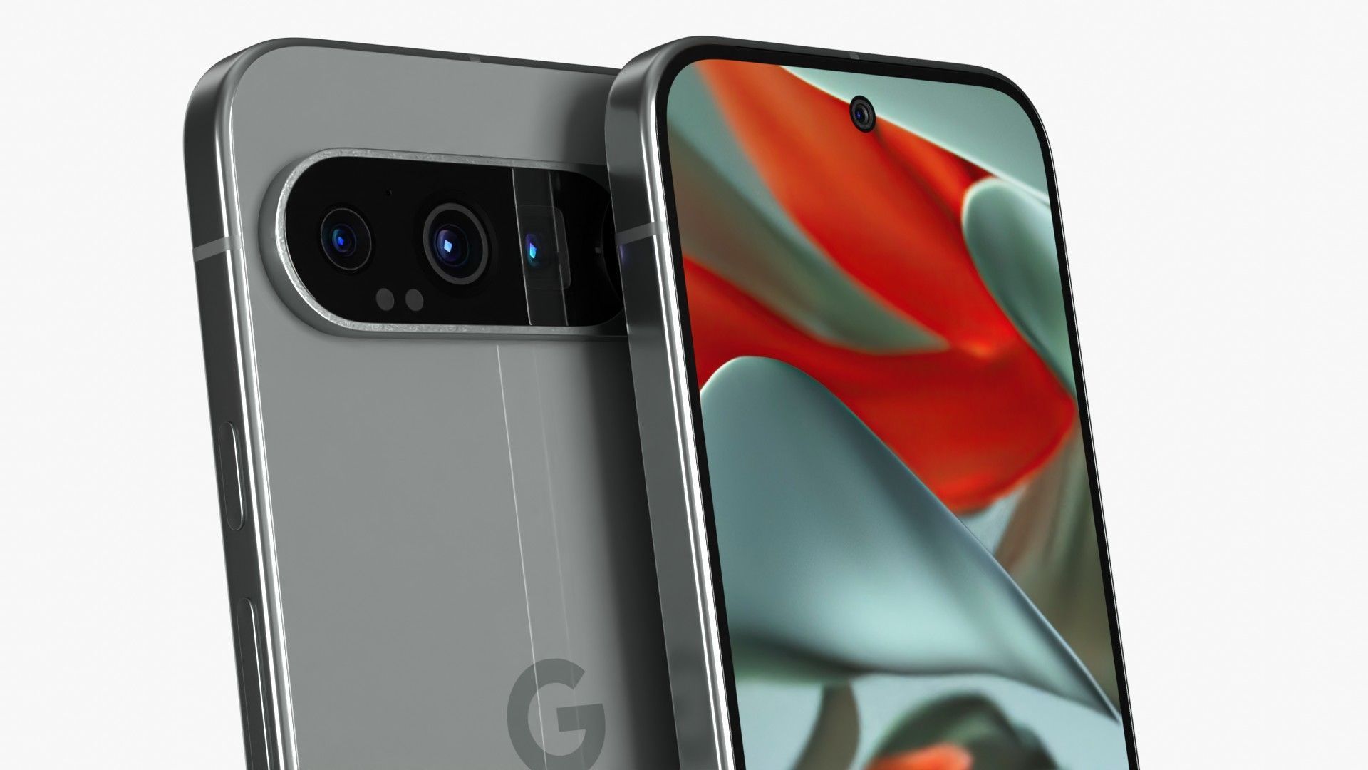 Google Pixel 9 Pro XL Hazel Low-poly 3D model_3