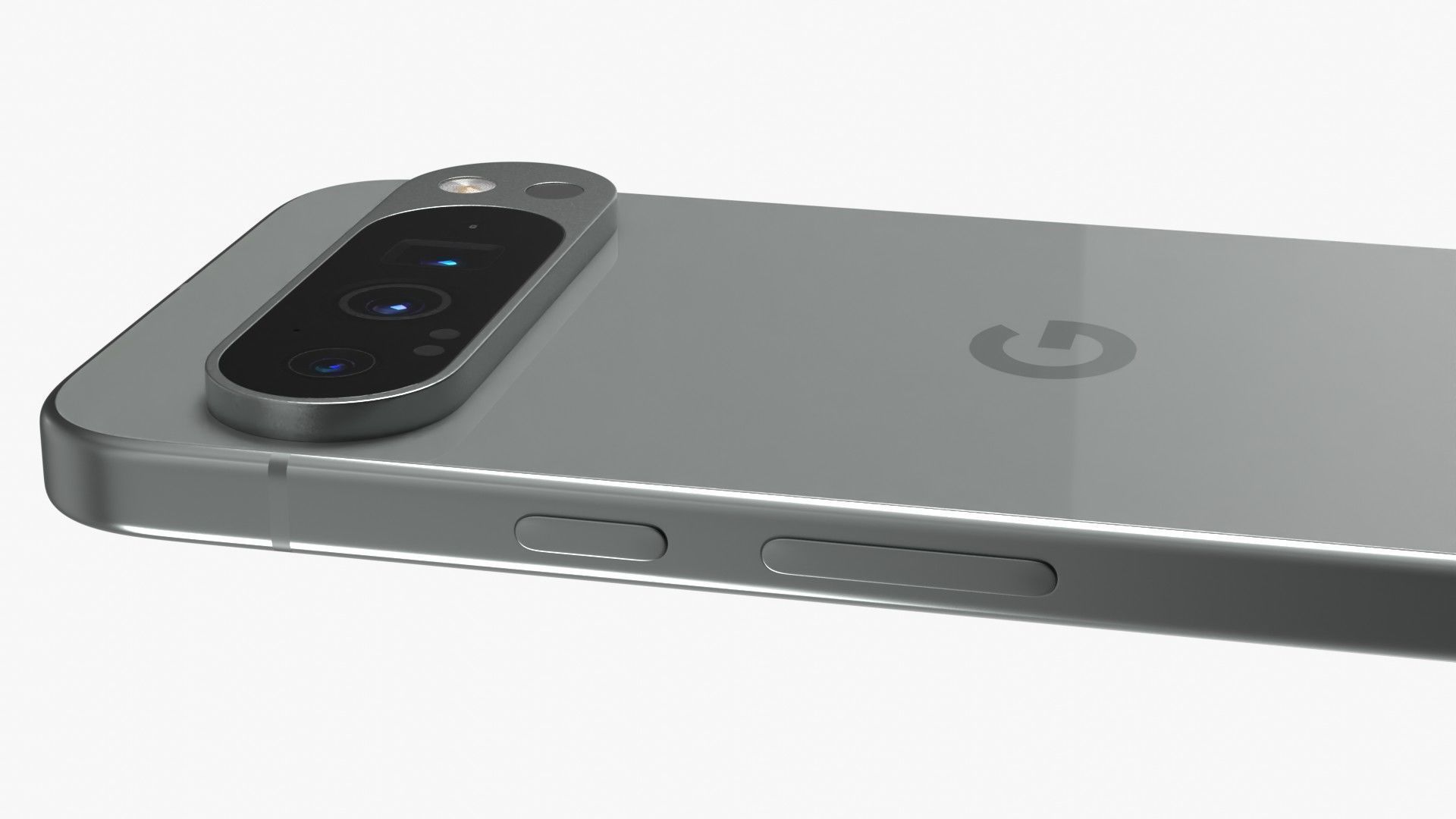 Google Pixel 9 Pro XL Hazel Low-poly 3D model_5