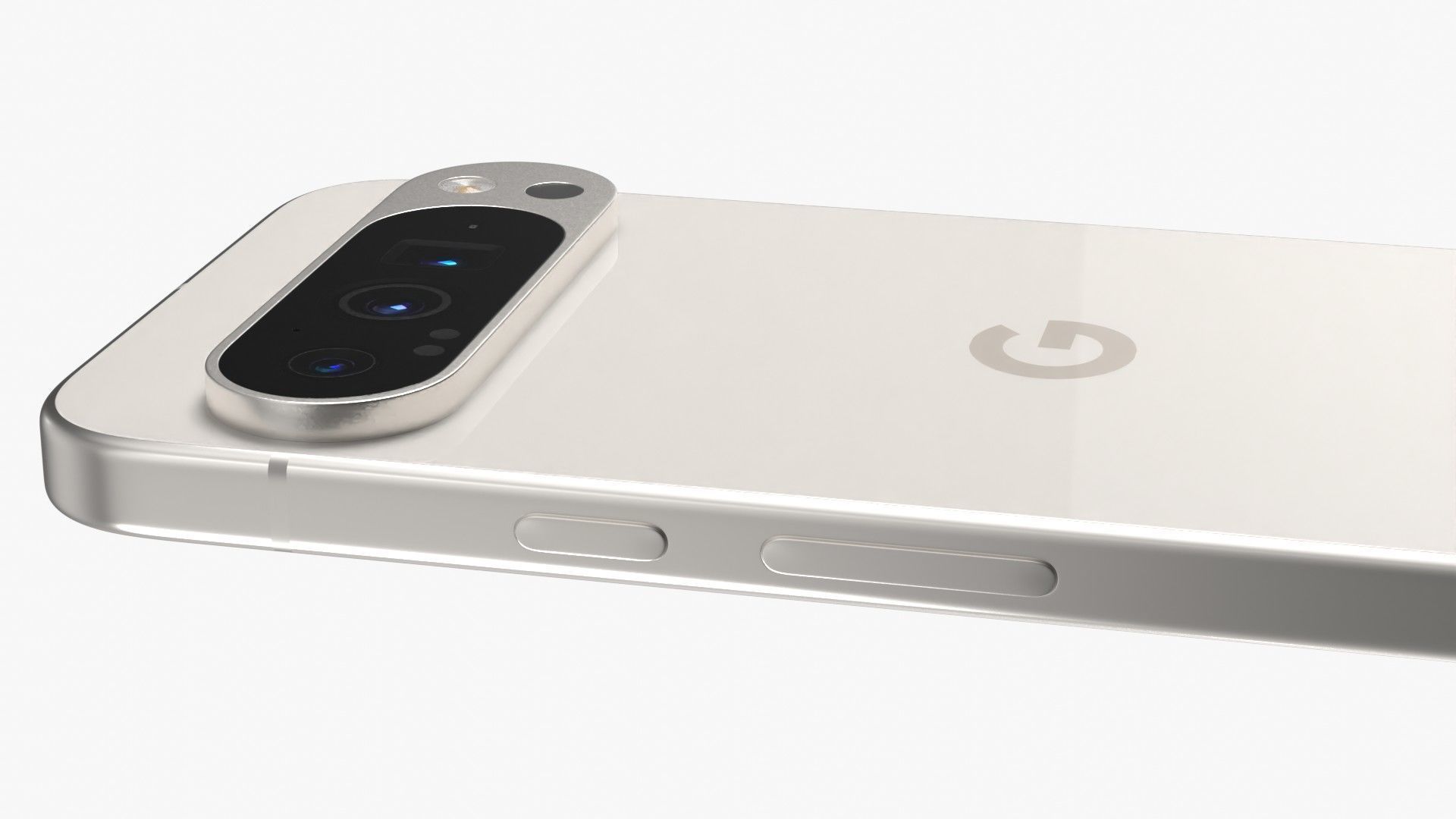 Google Pixel 9 Pro XL Porcelain Low-poly 3D model_5