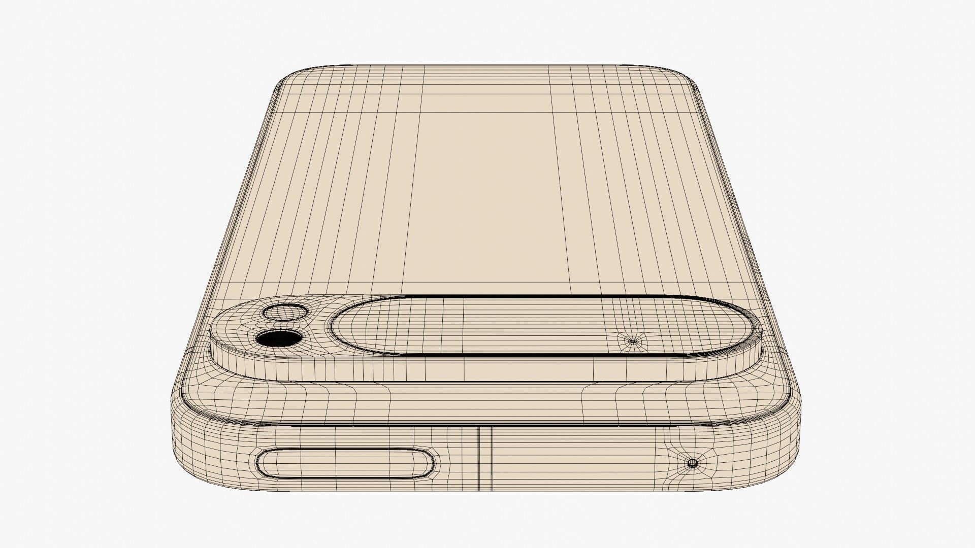 Google Pixel 9 Pro XL Rose Quartz Low-poly 3D model_16