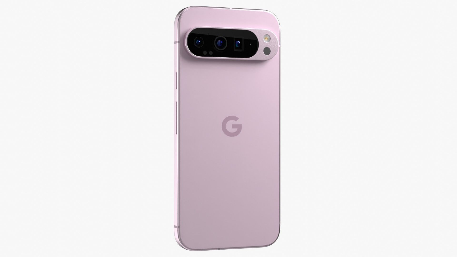 Google Pixel 9 Pro XL Rose Quartz Low-poly 3D model_9