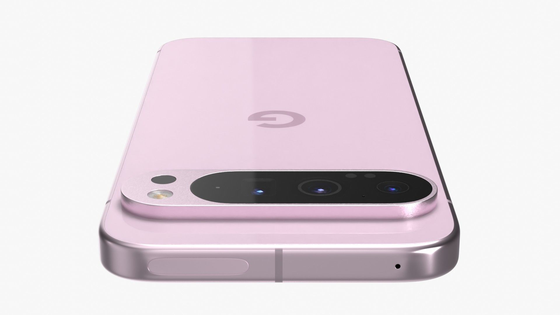Google Pixel 9 Pro XL Rose Quartz Low-poly 3D model_4