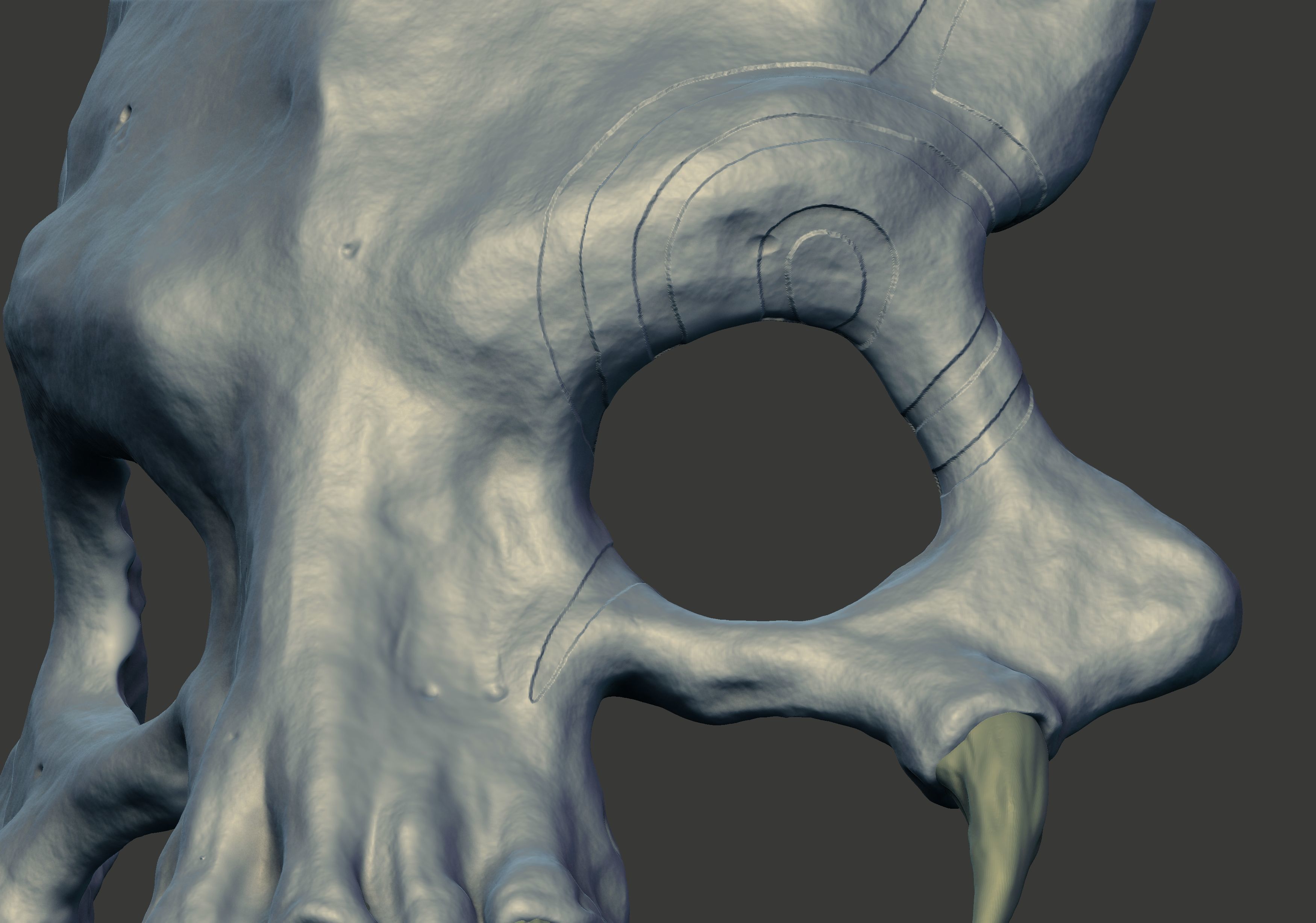 Grievous - Kaleesh Warlord Mask Only 3D print model_3