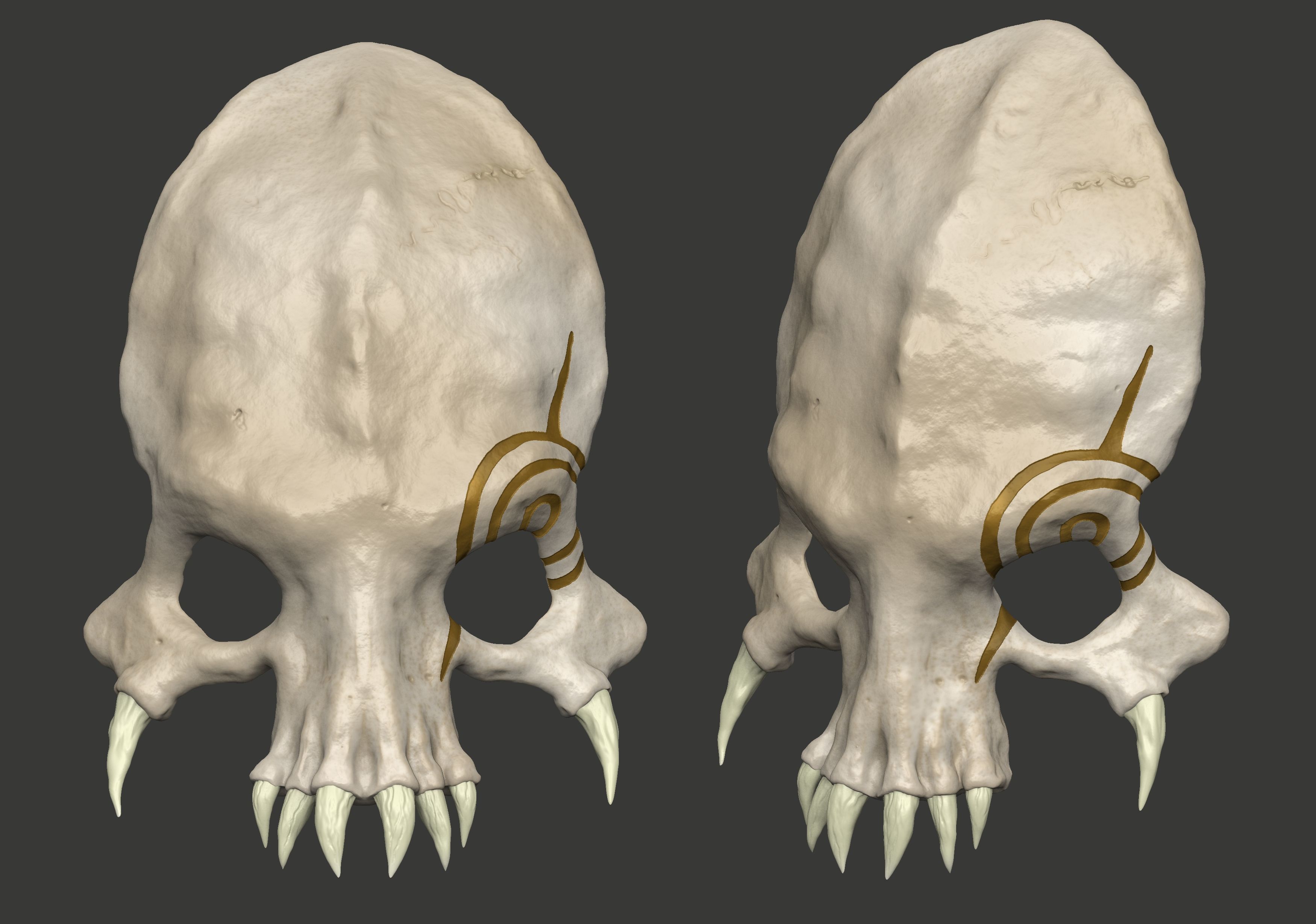 Grievous - Kaleesh Warlord Mask Only 3D print model_2