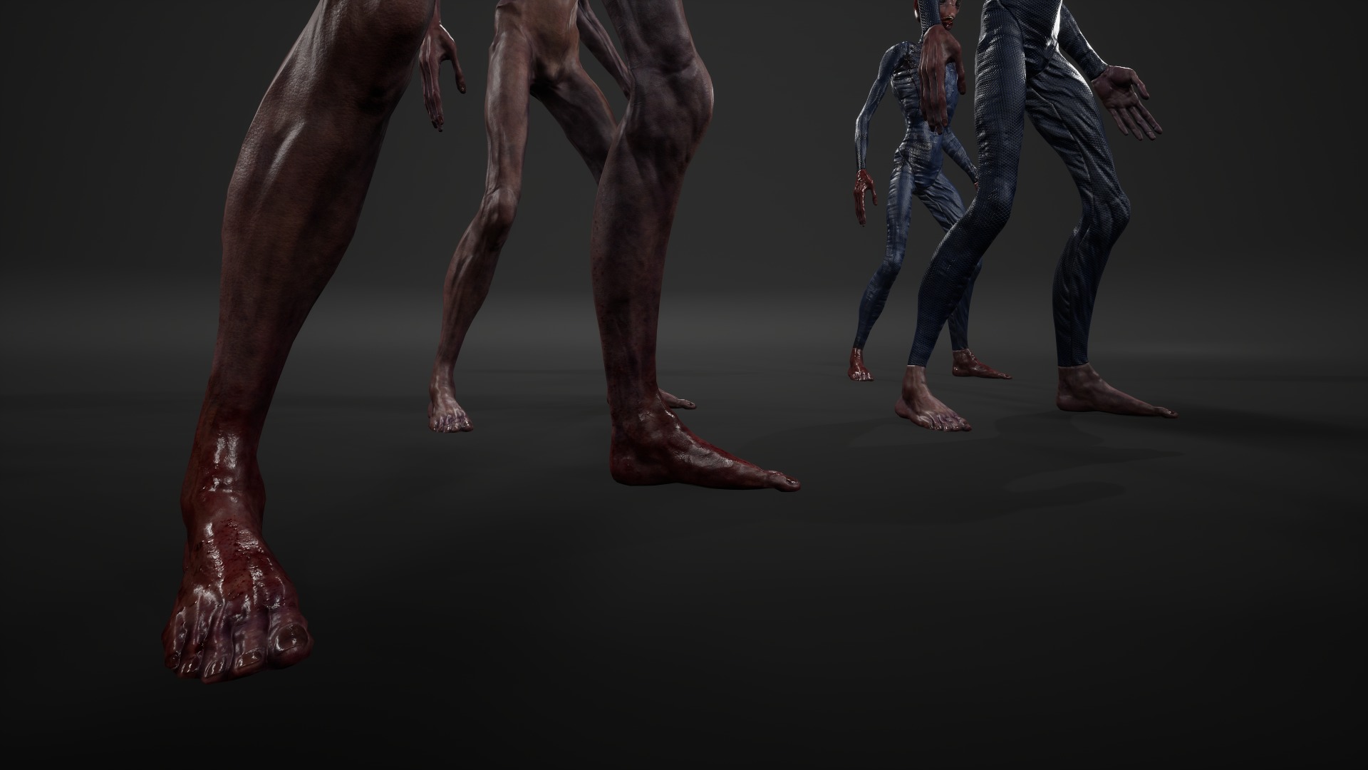 Alien 5 Man Low-poly 3D model_8