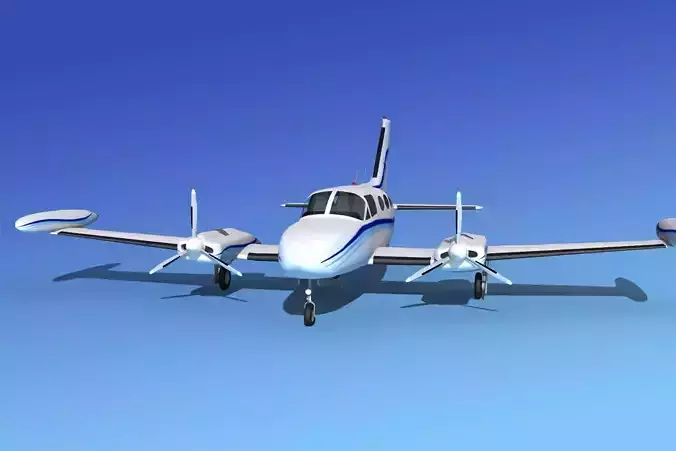 Cessna 421 Golden Eagle V20 3D model