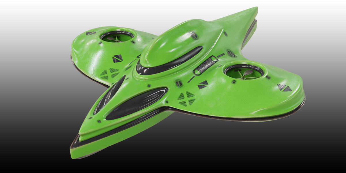 Underwater Drone Concept Low-poly 3D model_1
