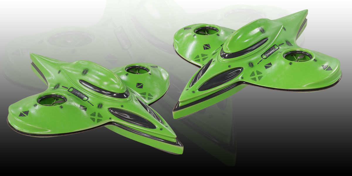 Underwater Drone Concept Low-poly 3D model_4