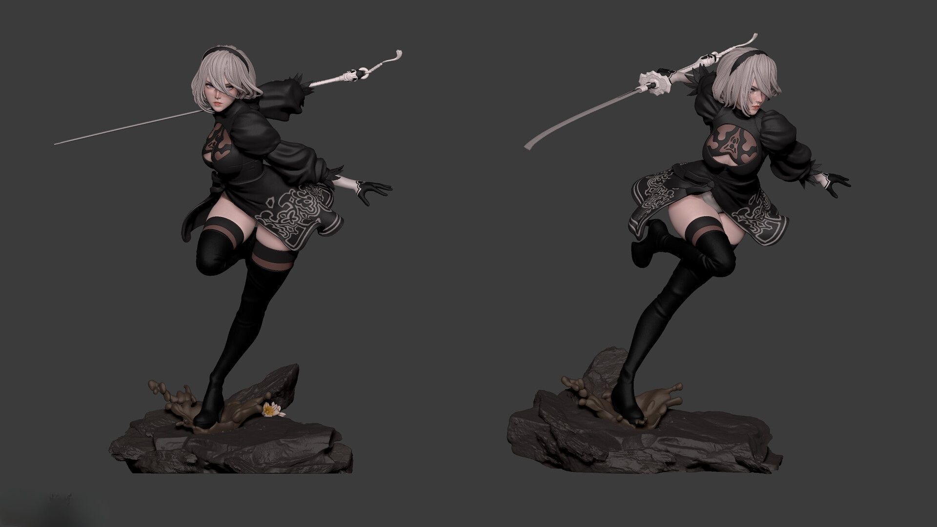 2b - Nier Automata 3D print model_5