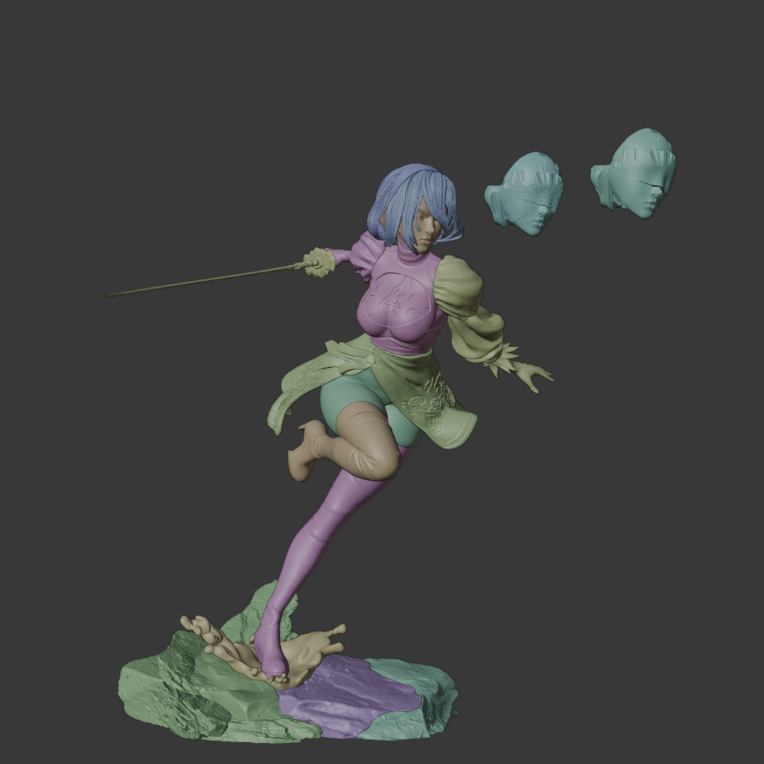 2b - Nier Automata 3D print model_7