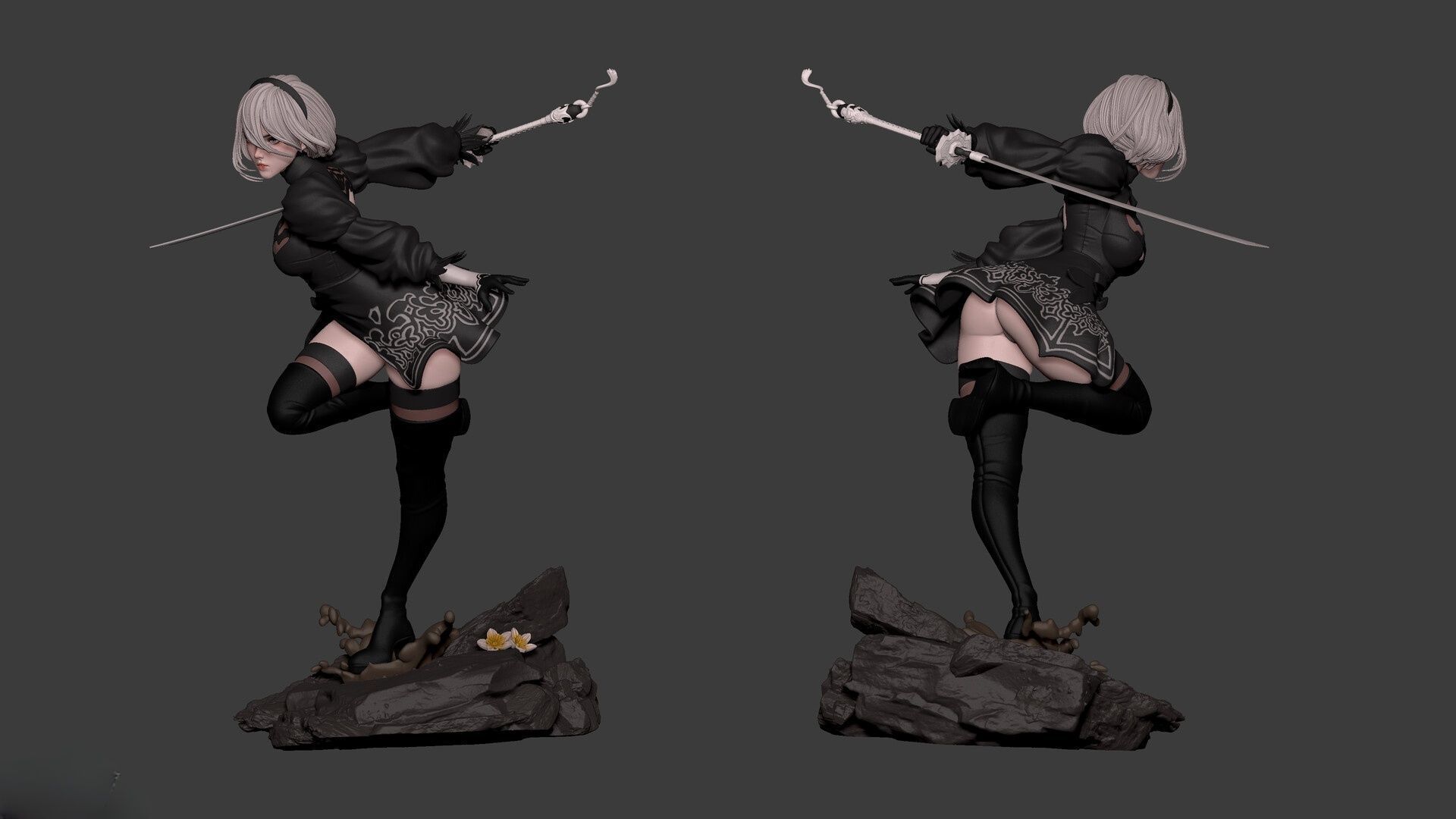 2b - Nier Automata 3D print model_6