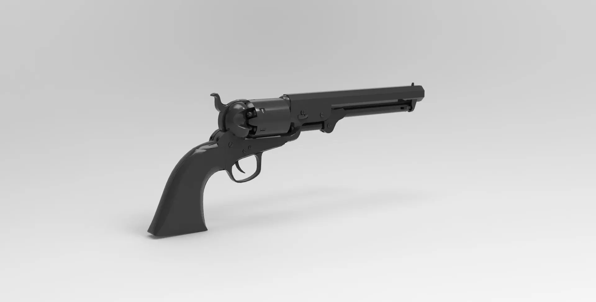 navy revolve 3D model_0