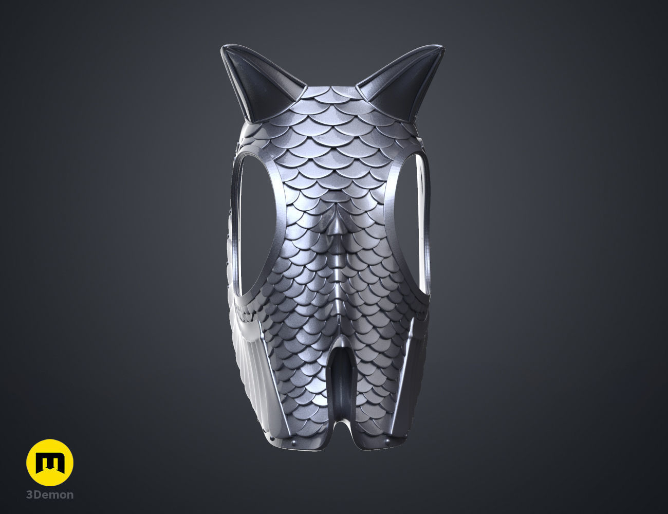  Horse Head Dragon Armor Rings of Power 3D print model_1