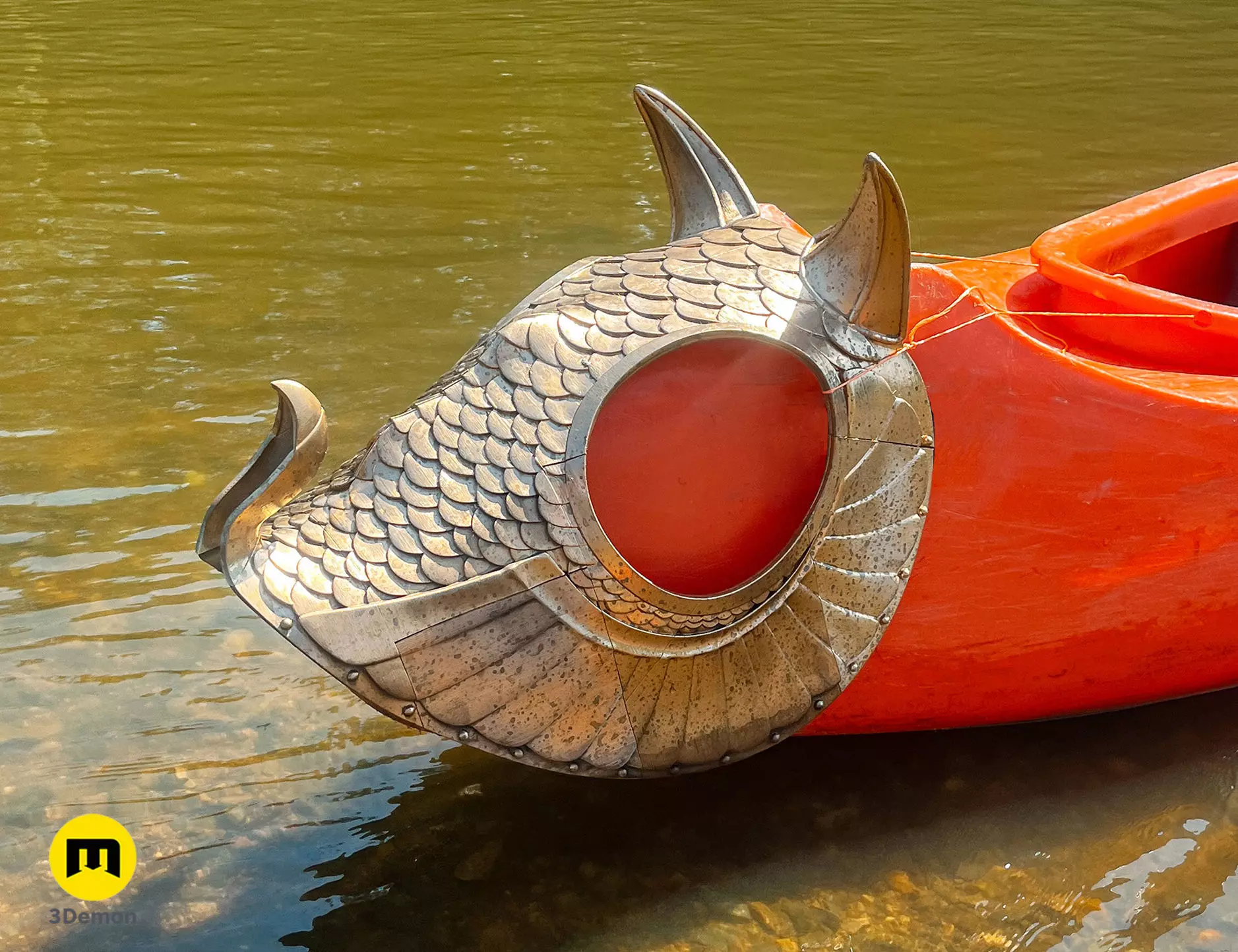  Horse Head Dragon Armor Rings of Power 3D print model_0