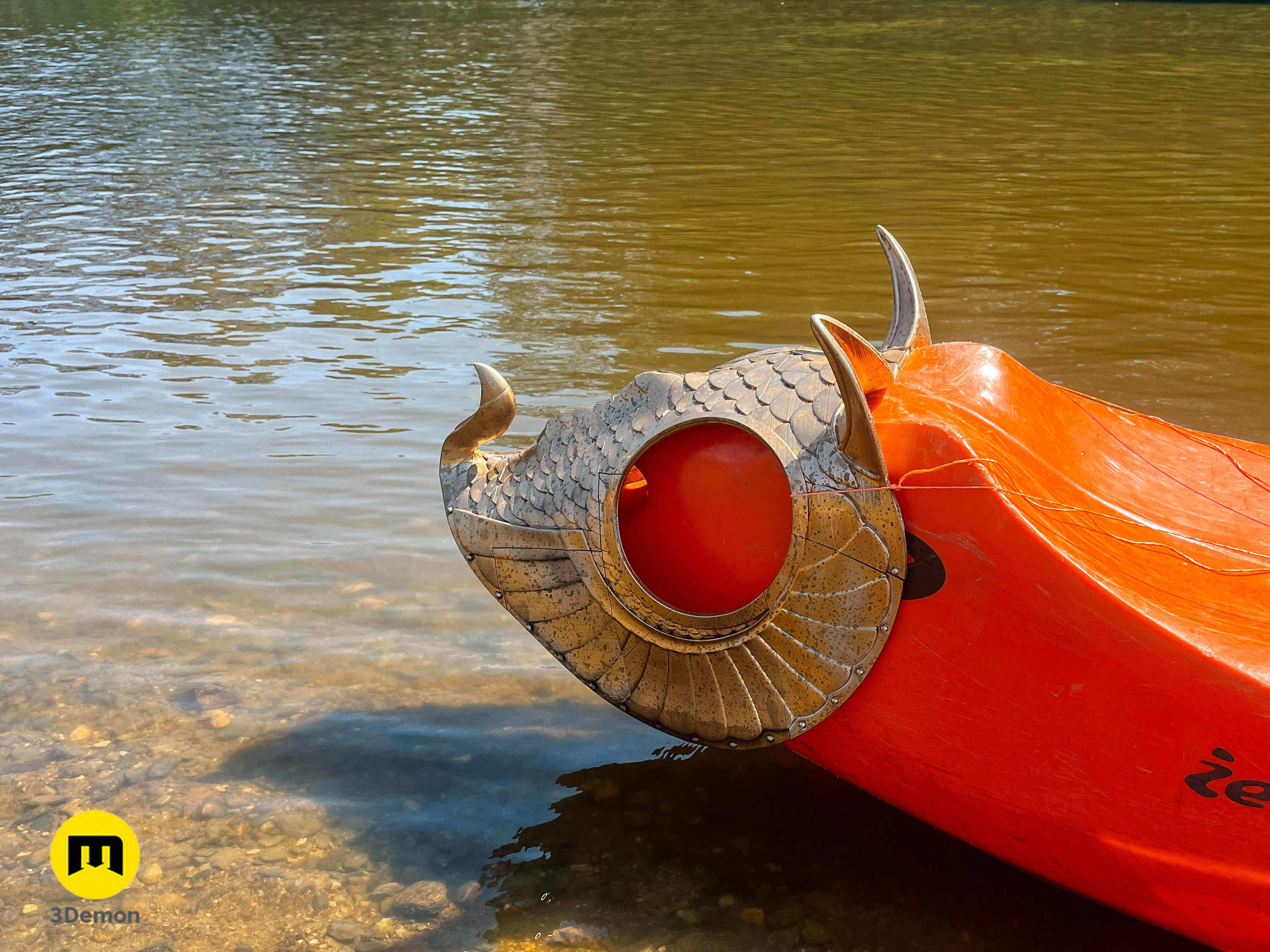  Horse Head Dragon Armor Rings of Power 3D print model_8