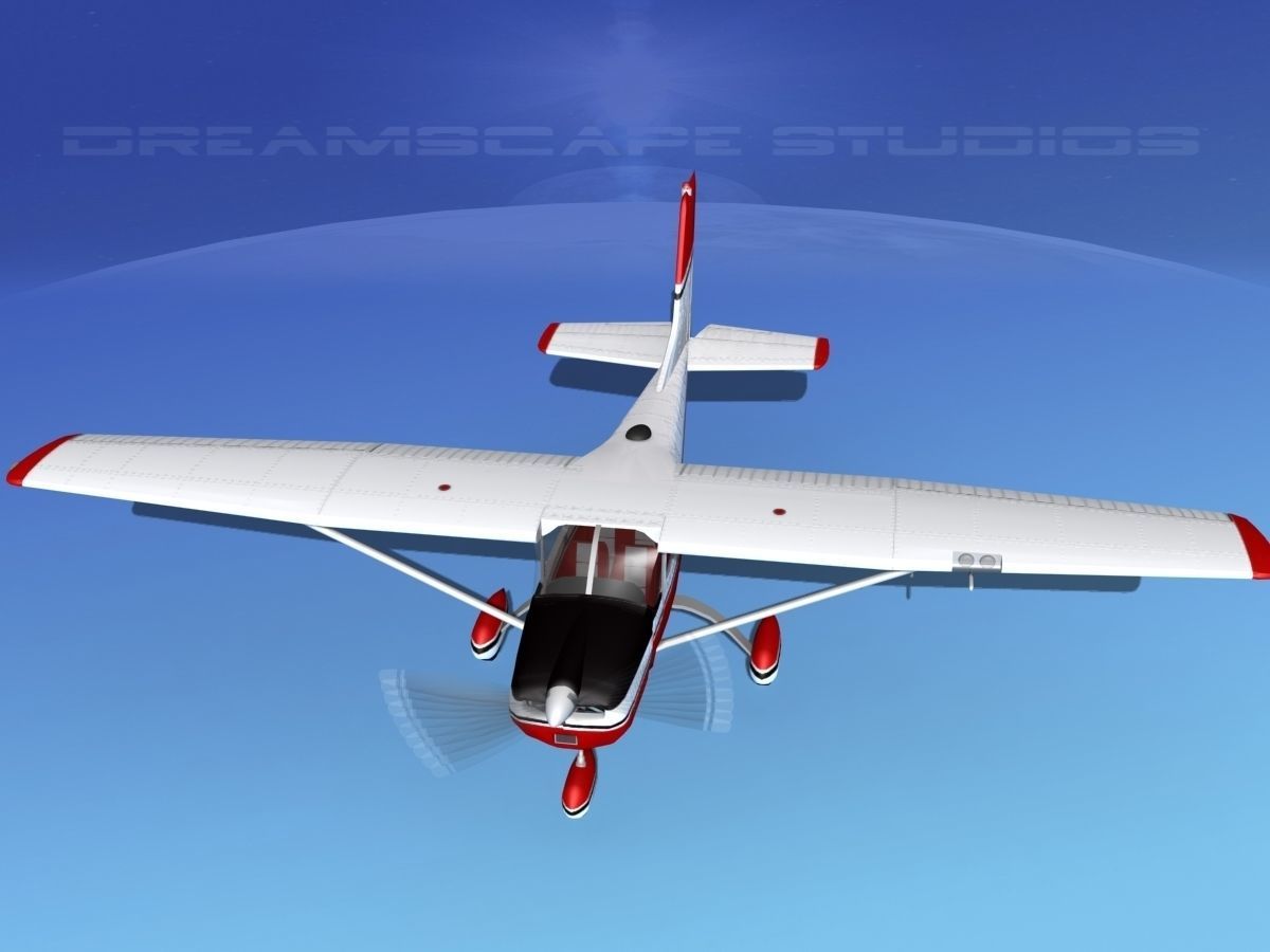 Cessna 175 Skylark V13 3D model_9