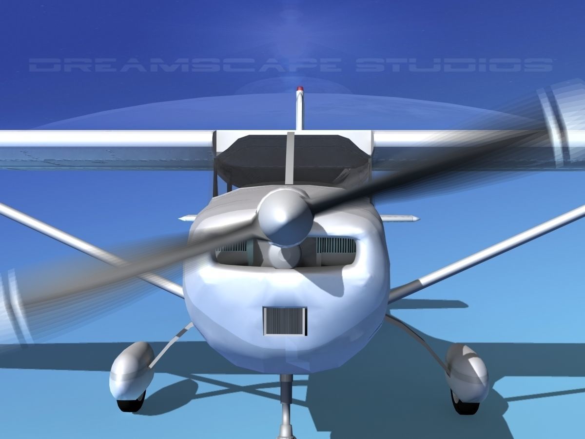 Cessna 175 Skylark V13 3D model_11