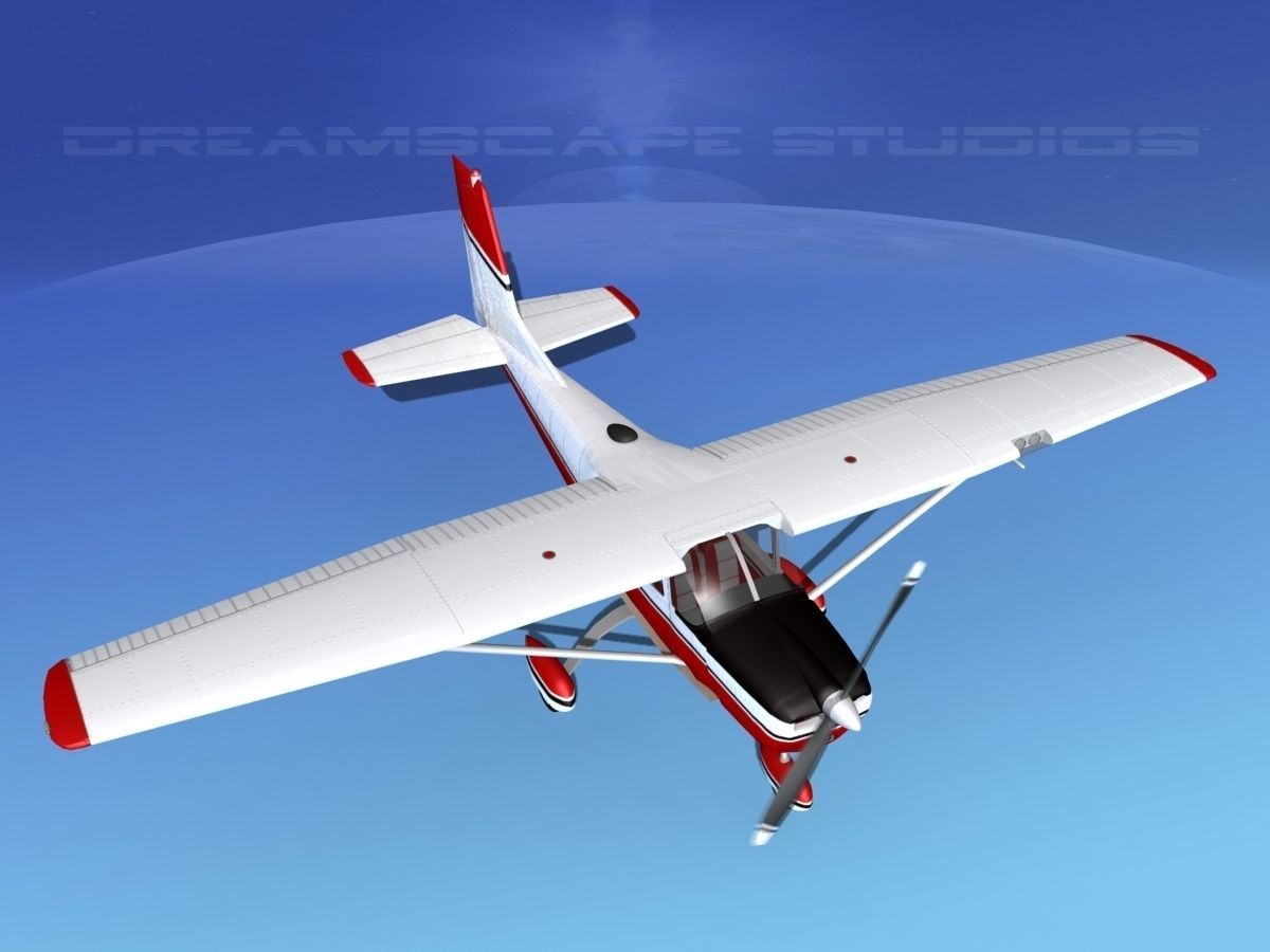 Cessna 175 Skylark V13 3D model_10