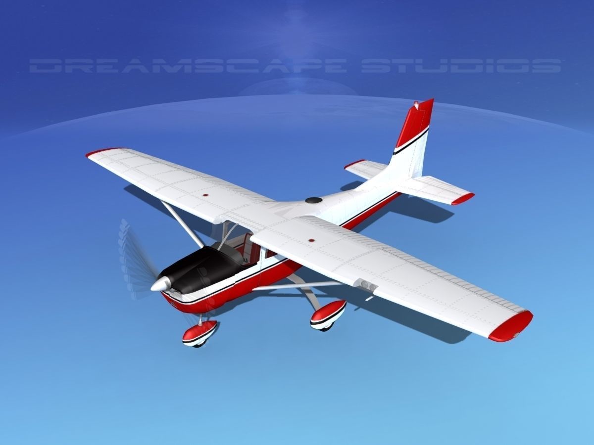 Cessna 175 Skylark V13 3D model_8