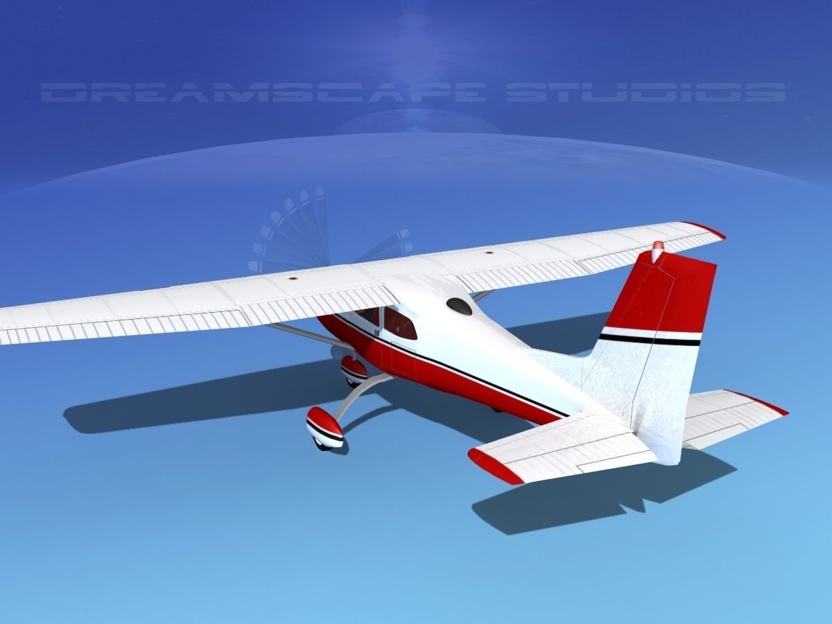 Cessna 175 Skylark V13 3D model_5