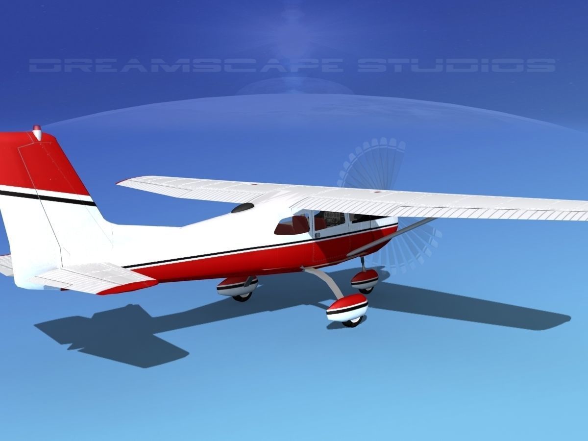 Cessna 175 Skylark V13 3D model_3