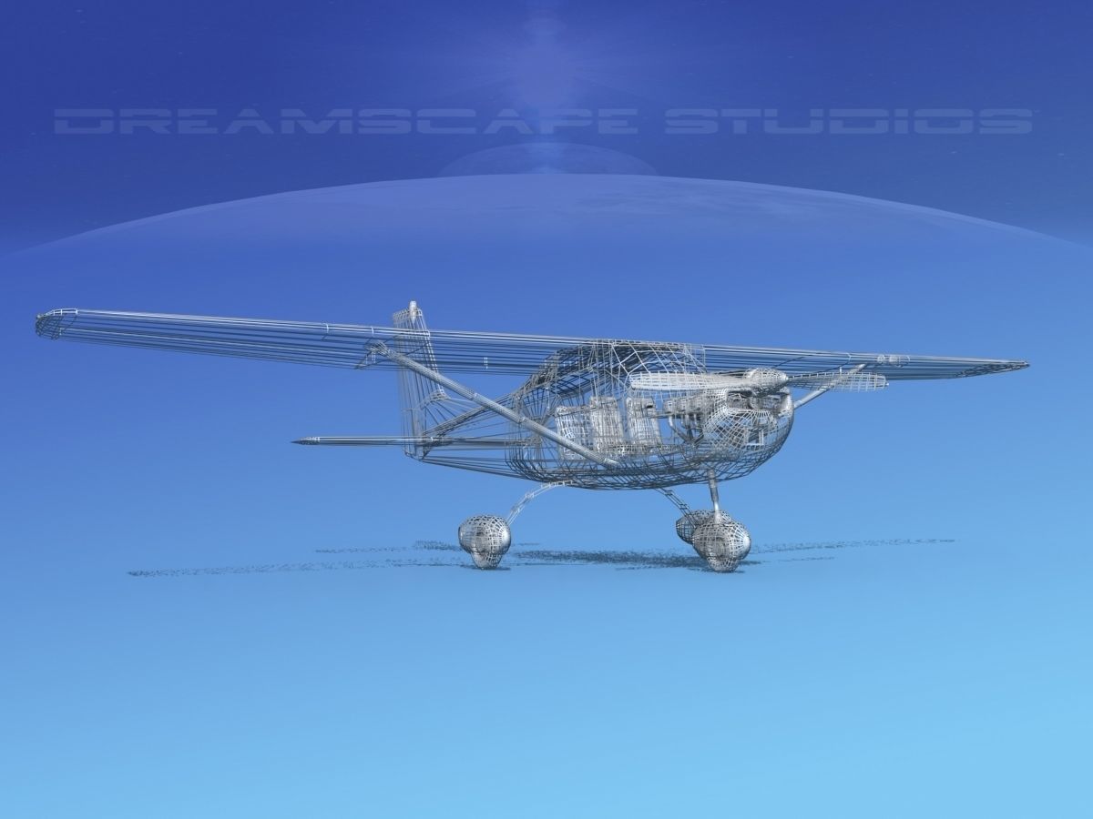 Cessna 175 Skylark V13 3D model_13